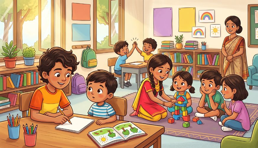 Peer Learning at Sarvottam Sector 10 | Student Growth
